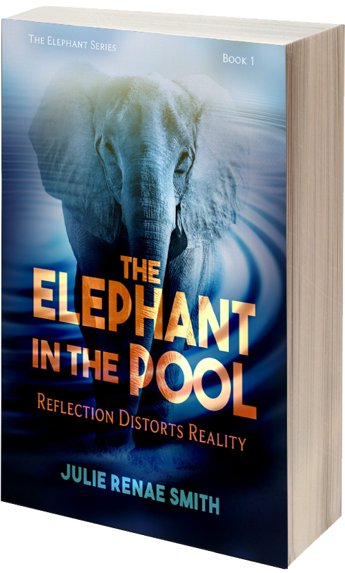 Elephant in the pool cover